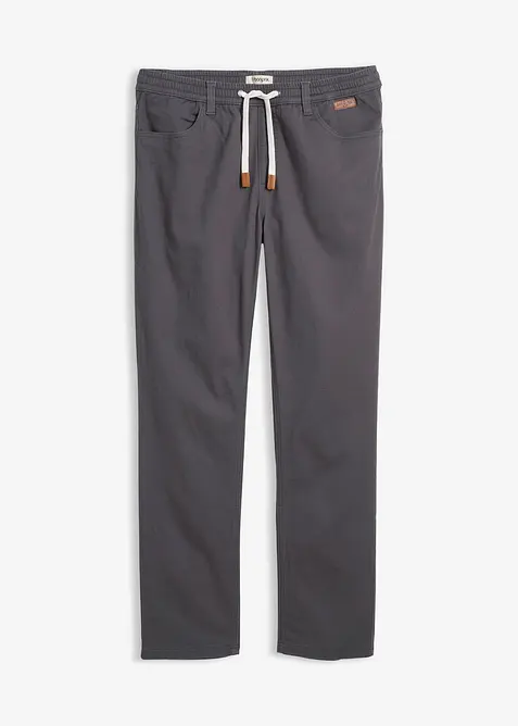 Regular Fit Stretch-Schlupfhose, Straight, bonprix