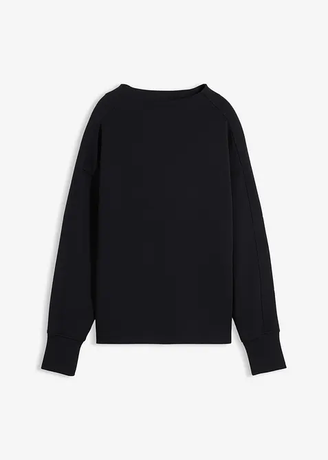 Oversize Sweatshirt aus weichem Scuba, bonprix