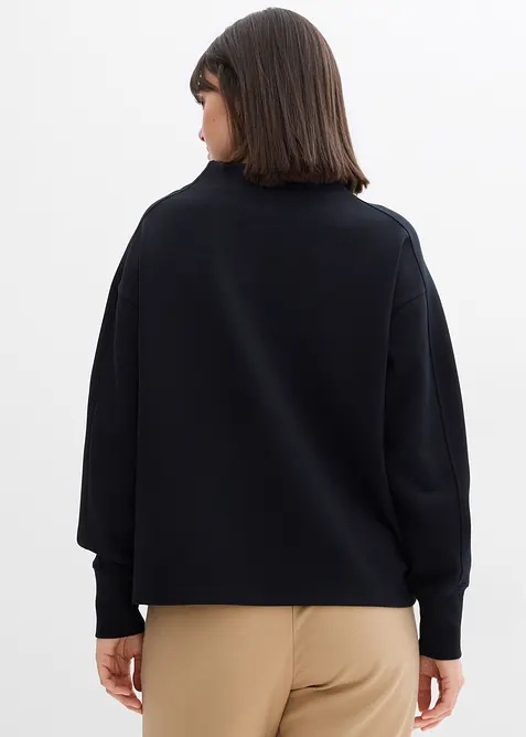Oversize Sweatshirt aus weichem Scuba, bonprix