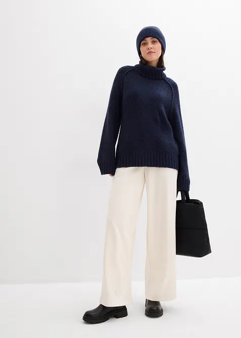 Oversize Grobstrickpullover, bonprix