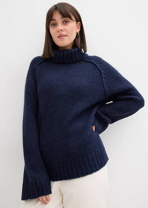 Oversize Grobstrickpullover, bonprix