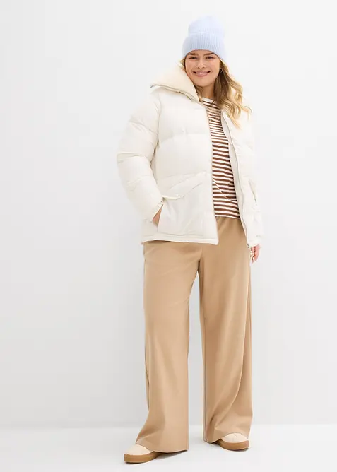 Doudoune avec col &agrave; doublure peluche, bonprix