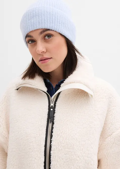 Veste oversize en polaire peluche, bonprix