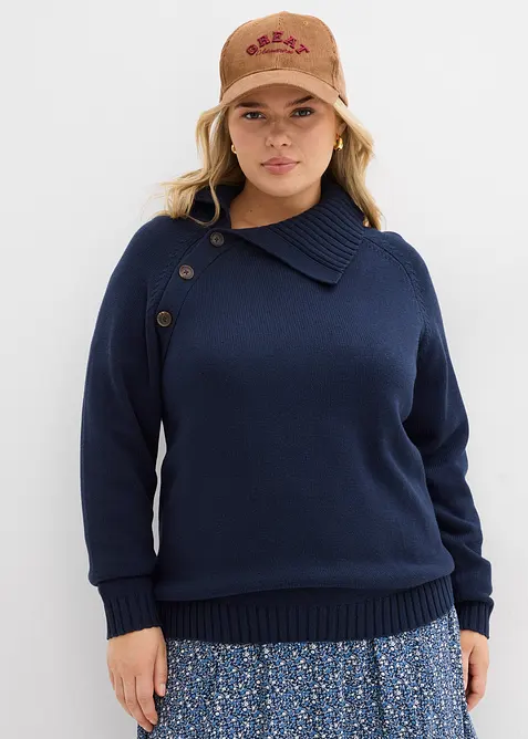 Asymmetrischer Pullover, bonprix