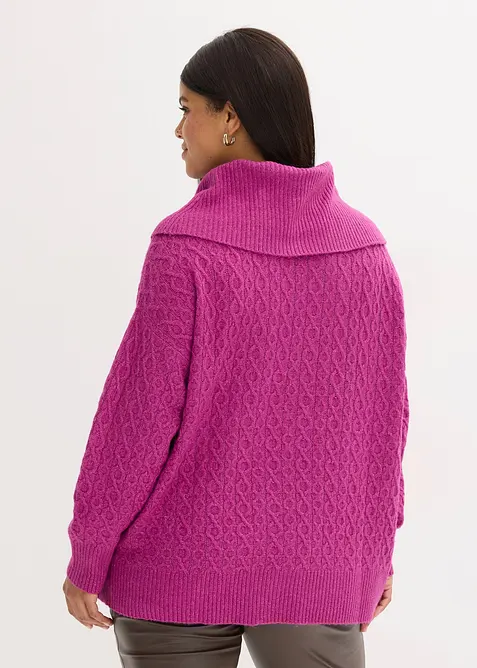 Pull à motif torsadé, bonprix