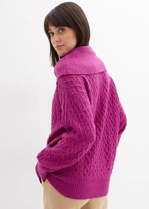 Pullover mit Zopfmuster, bonprix
