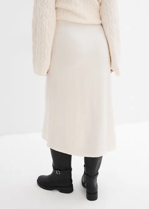 Midi Strickrock aus softem Viskose-Mix, bonprix