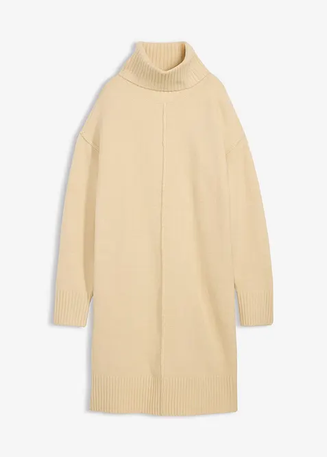 Strickkleid mit Ziernaht, bonprix