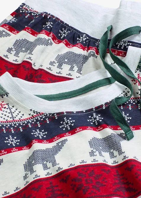Pyjama aus weicher Baumwolle mit Geschenktasche, bonprix