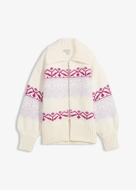 Kurze Norweger-Strickjacke, bonprix