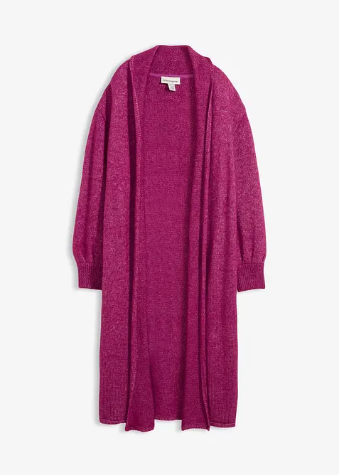 Langer Strickmantel in Hairy Optik, bonprix