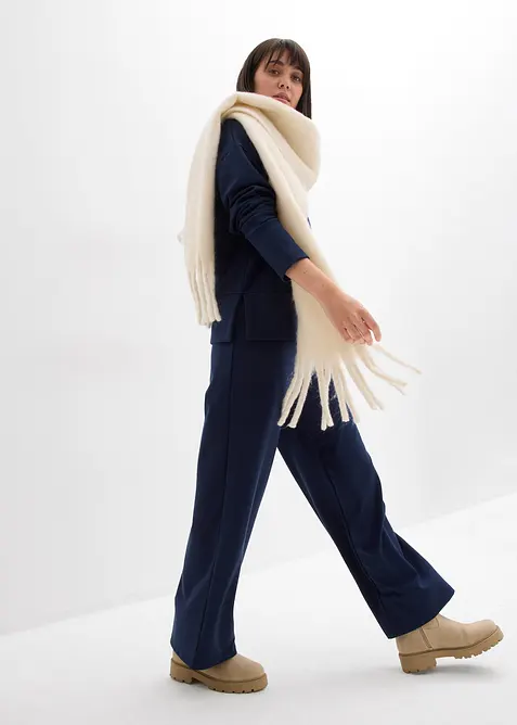 Hoodie aus bequemen Punto di Roma, bonprix