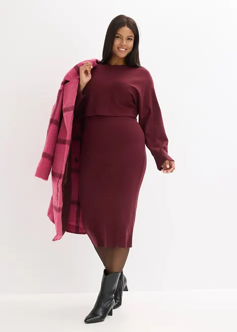 Ensemble 2 pi&egrave;ces en maille, bonprix