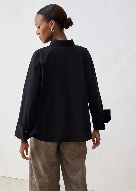 Bluse mit Seidenanteil, bonprix