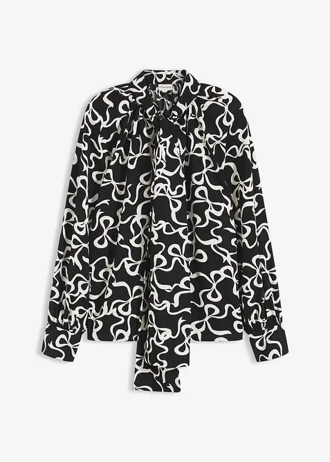 Chemisier à col lavallière, bonprix