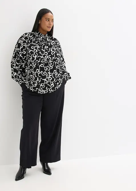 Chemisier à col lavallière, bonprix