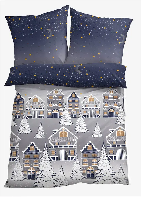 Parure de lit motif hivernal, bonprix