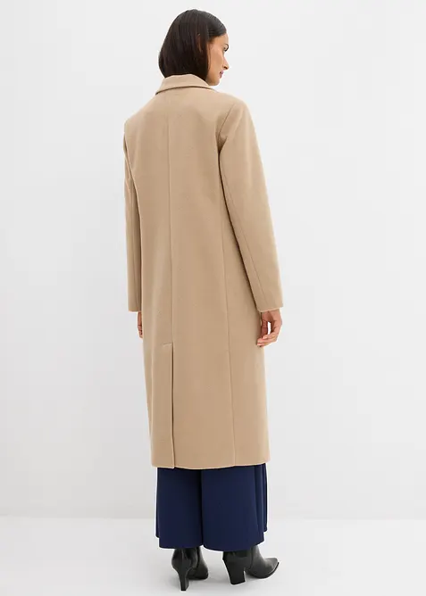 Manteau croisé aspect laine, bonprix