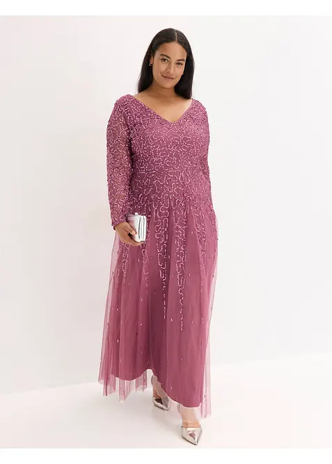 Robe de soirée à sequins, bonprix