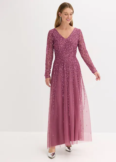 Robe de soirée à sequins, bonprix