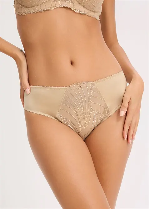Slip mit glitzernder Stickerei, bonprix