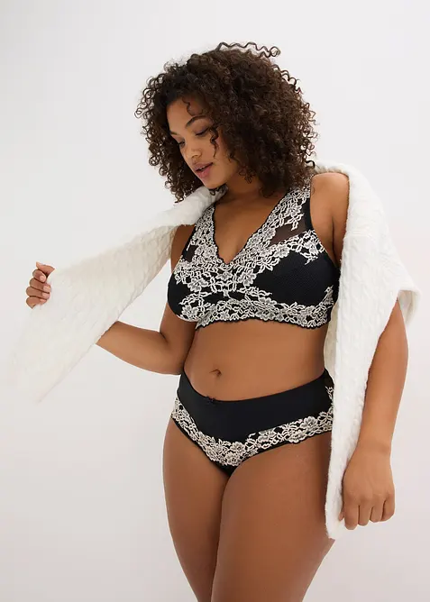 Slip Maxi avec dentelle, bonprix