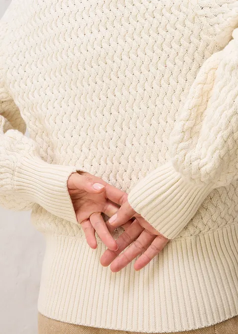 Rollkragenpullover mit Merinowolle, bonprix