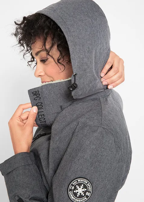 wasserdichte Outdoor-Funktions-Jacke mit Teddyfleece, bonprix