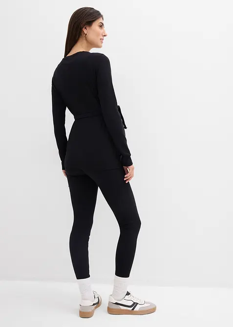 Gilet cache-c&oelig;ur de grossesse et legging confortable (ens. 2 pces), bonprix