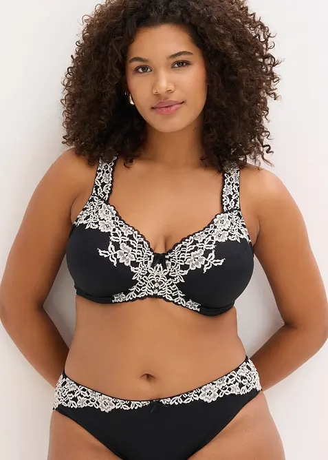 Lot de 2 soutiens-gorge à armatures et bretelles rembourrées, bonprix