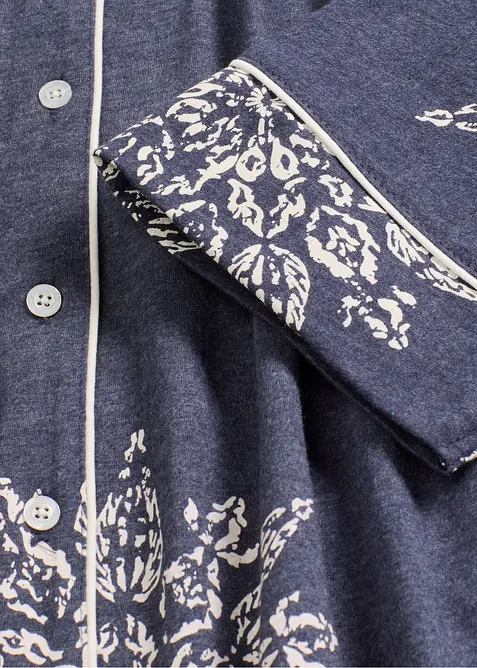 Pyjama mit Knopfleiste, bonprix