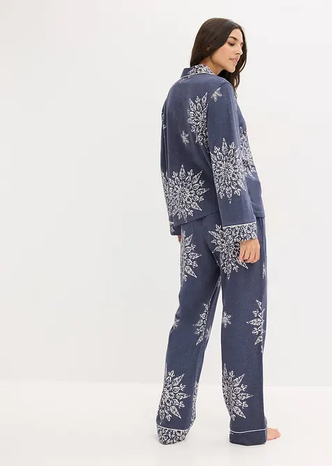 Pyjama mit Knopfleiste, bonprix