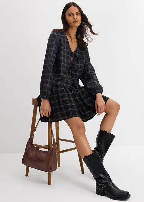 Blouse oversize en viscose douce, bonprix