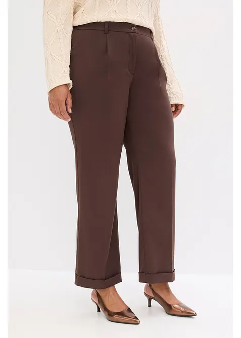 Pantalon large à pinces, bonprix