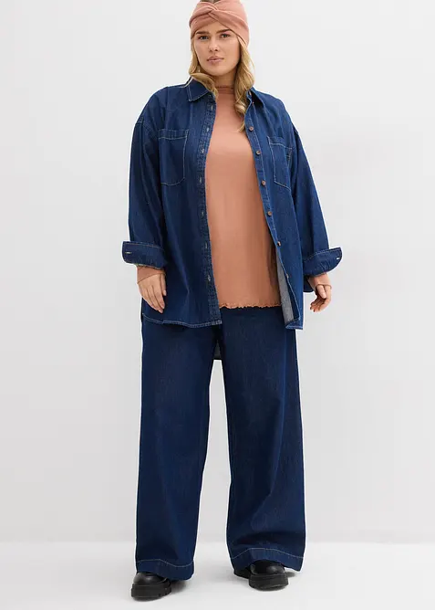 Langarmshirt aus Baumwollmix, bonprix