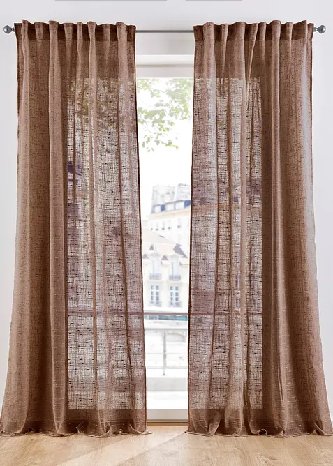 Gardine mit Struktur, in vielen Größen (1er Pack), bonprix