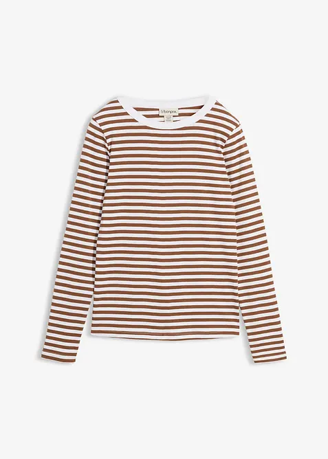 Langarmshirt aus reiner Bio-Baumwolle, bonprix