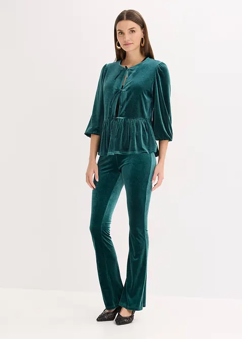 Leggings aus softem Samt, bonprix