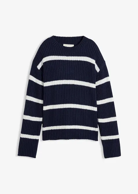 Gestreifter Pullover, bonprix