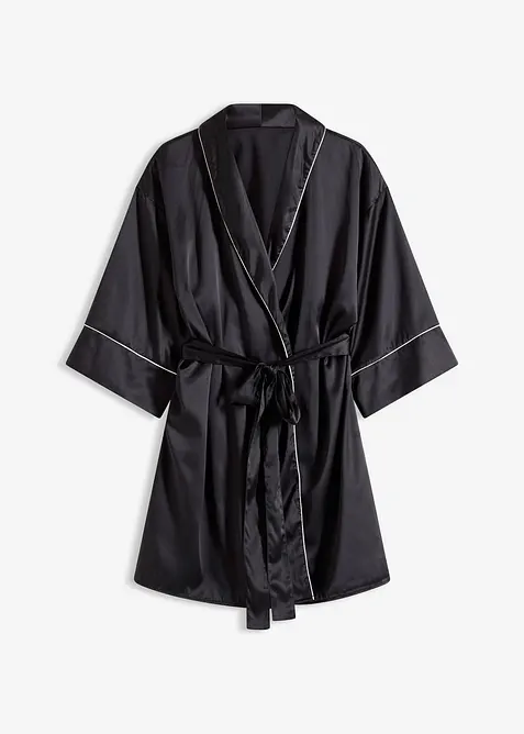 Satin Kimono mit Glanzeffekt, bonprix