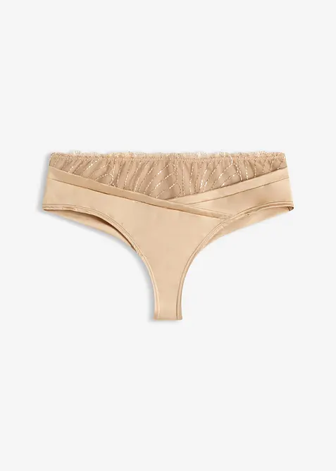 String Panty mit nahtloser Hinterhose, bonprix