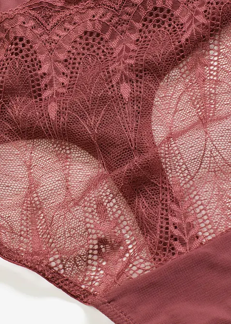 Highwaist String mit feiner Spitze, bonprix