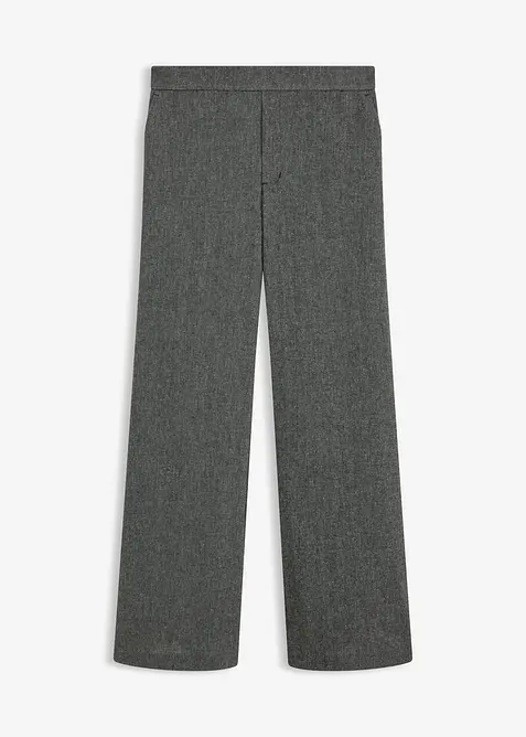Pantalon bootcut, aspect tweed, bonprix
