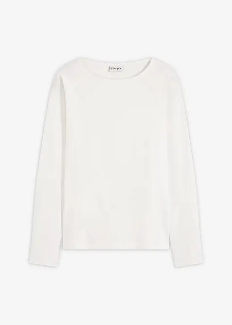 T-shirt à manches longues en popeline, bonprix