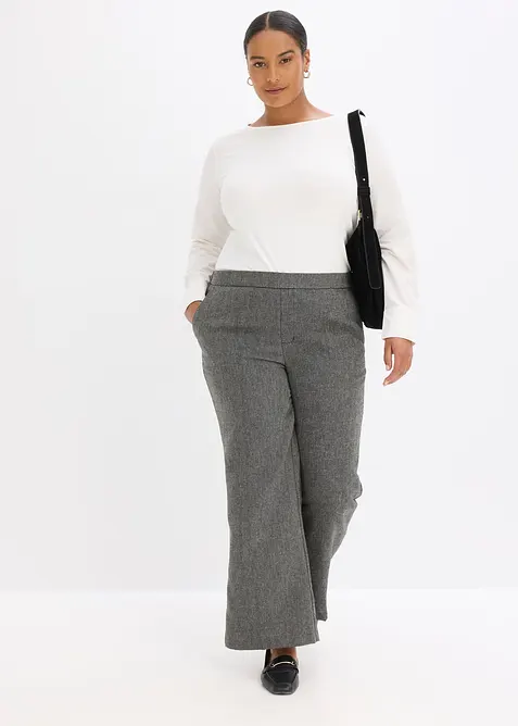 T-shirt à manches longues en popeline, bonprix