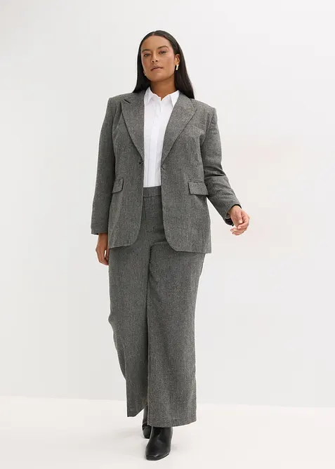 Blazer aspect tweed, bonprix