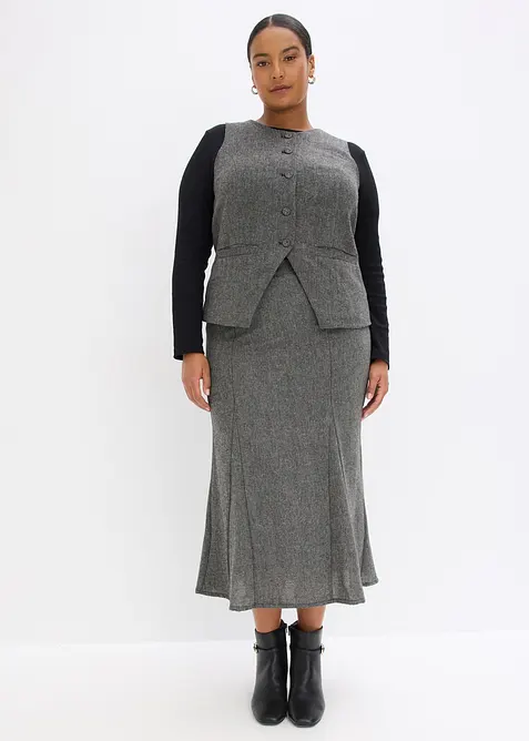 Godetrock in Tweedoptik, bonprix