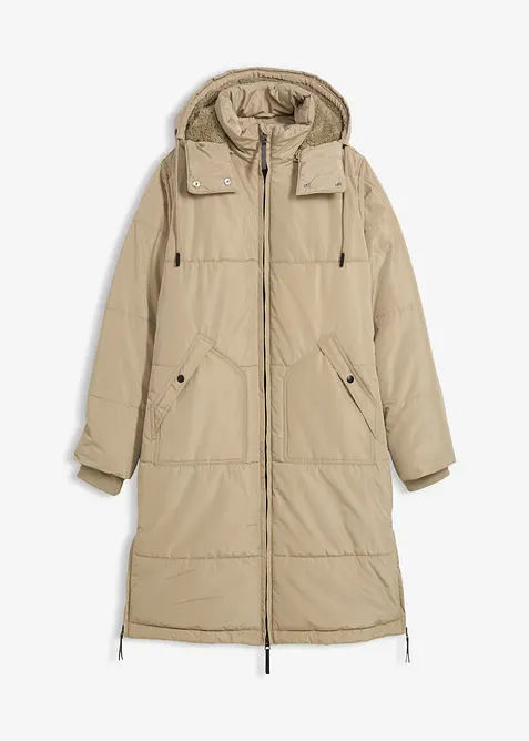 Doudoune longue et déperlante, bonprix