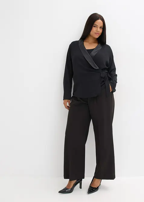 Blouse cache-c&oelig;ur, bonprix