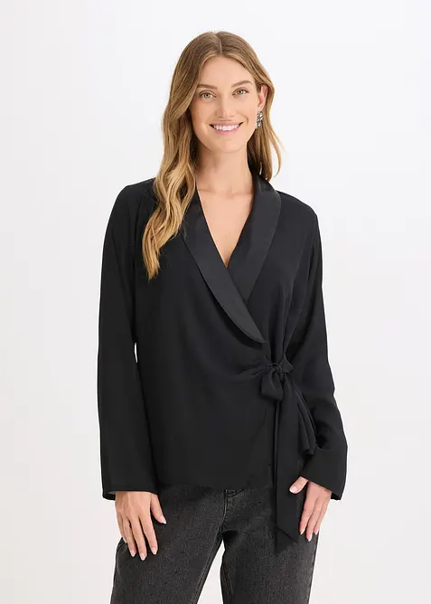Blouse cache-cœur, bonprix